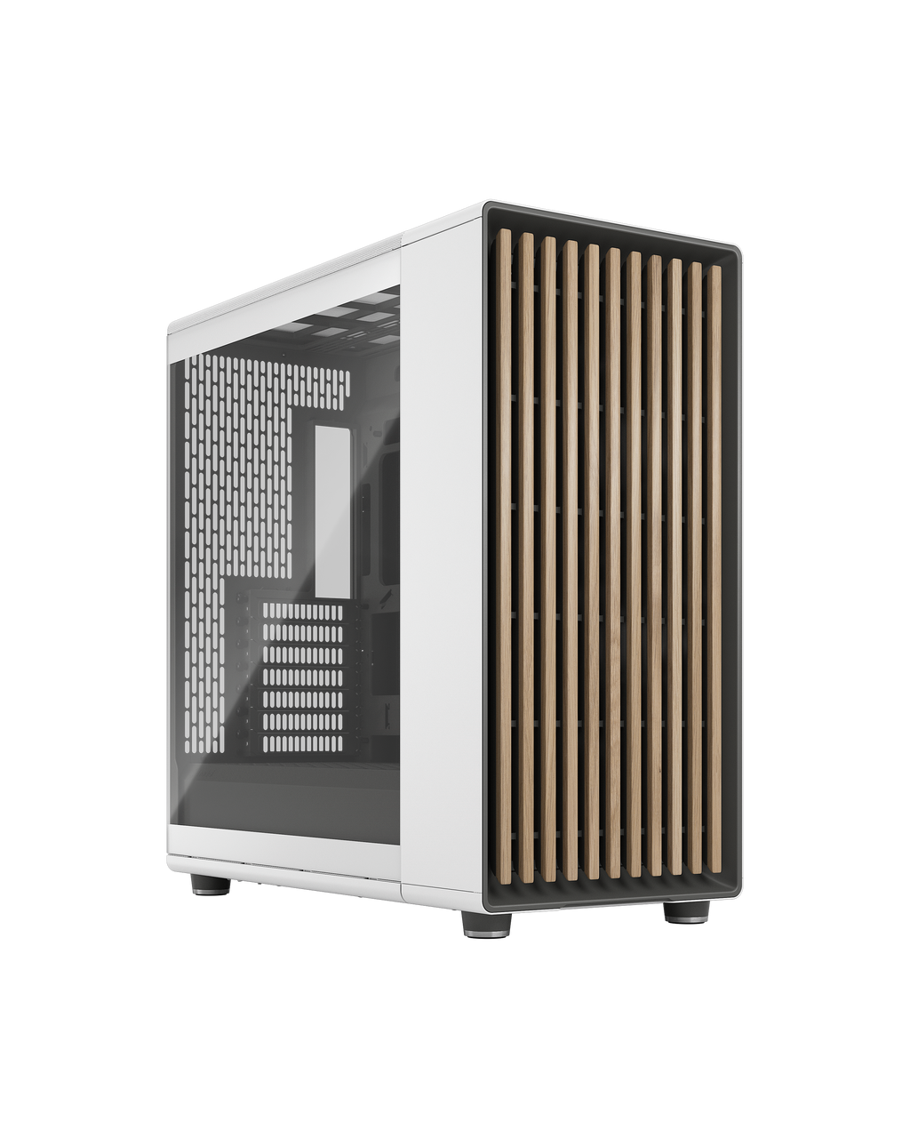Fractal Design North XL Chalk White TG Clear E-ATX PC Case