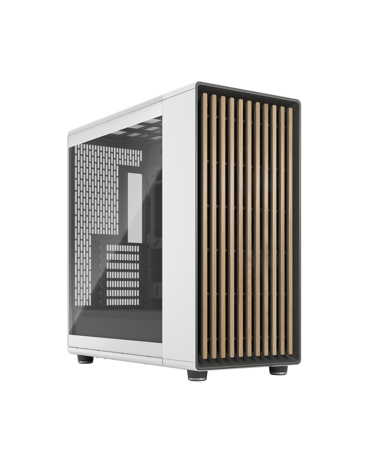 Fractal Design North XL Chalk White TG Clear E-ATX PC Case