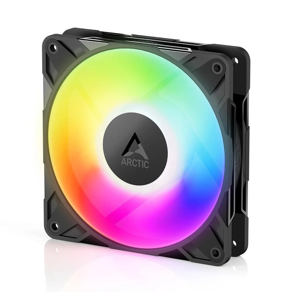 Arctic P12 Pro A-RGB PWM | 120 mm | 3000 rpm | 4-Pin Case Fan with Cable Splitter (Black) ACFAN00309A