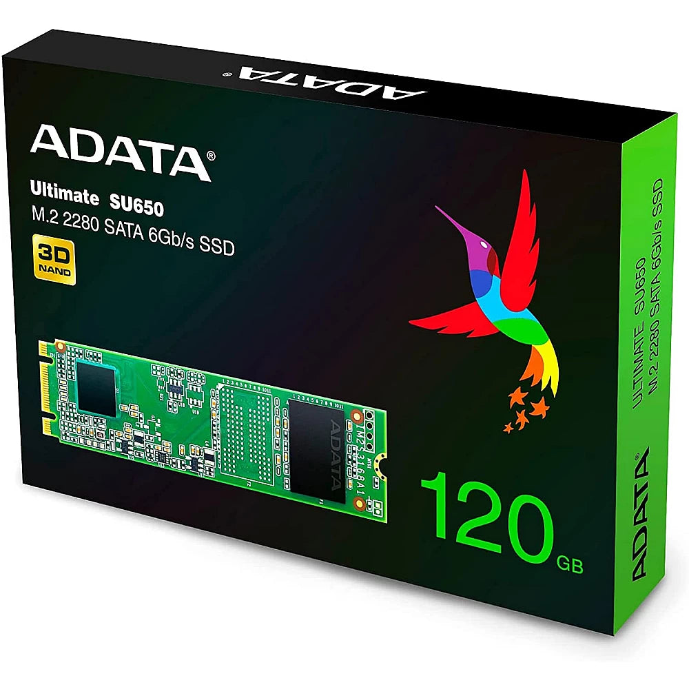ADATA Ultimate SU650 M.2 2280 SATA3 SSD RW 550/510 MBs - Up to 1TB - Tech Syndicate 