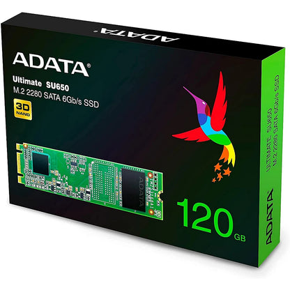ADATA Ultimate SU650 M.2 2280 SATA3 SSD RW 550/510 MBs - Up to 1TB - Tech Syndicate 