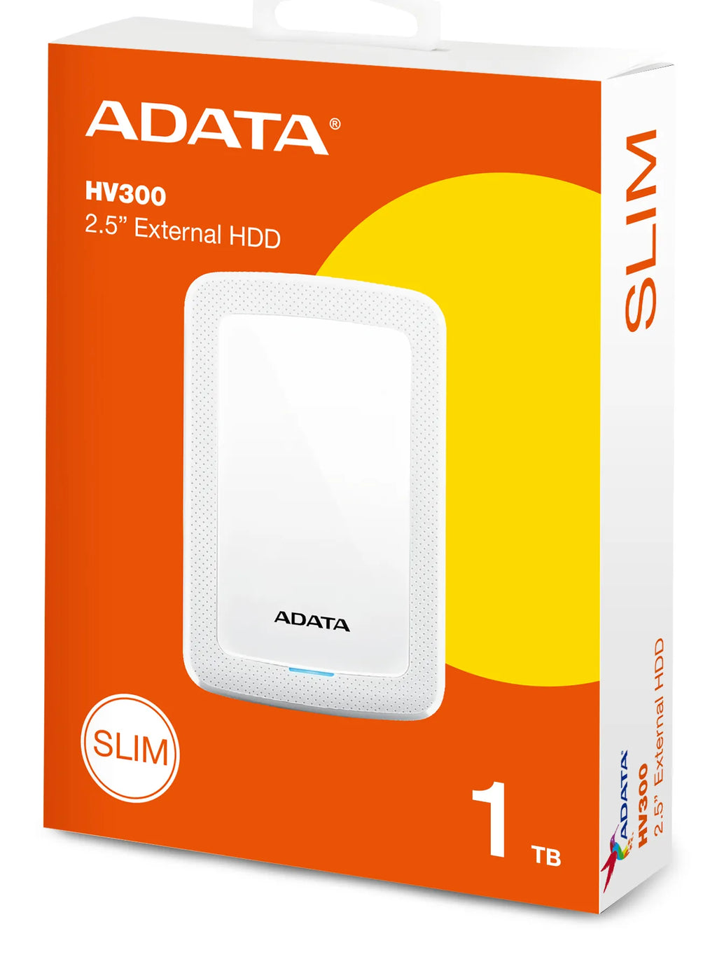 ADATA HV300 1TB 2.5&amp;quot; External HDD, White