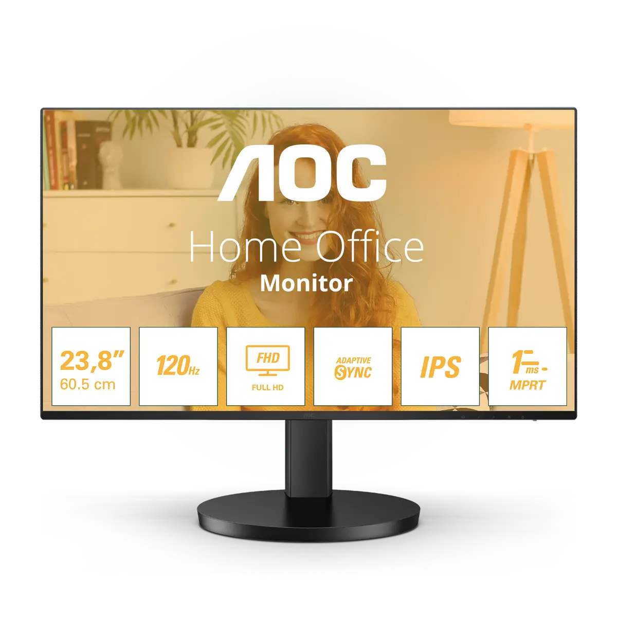 AOC 24B3HA2 24" Full HD IPS Monitor 100Hz 1ms Speakers - Tech Syndicate