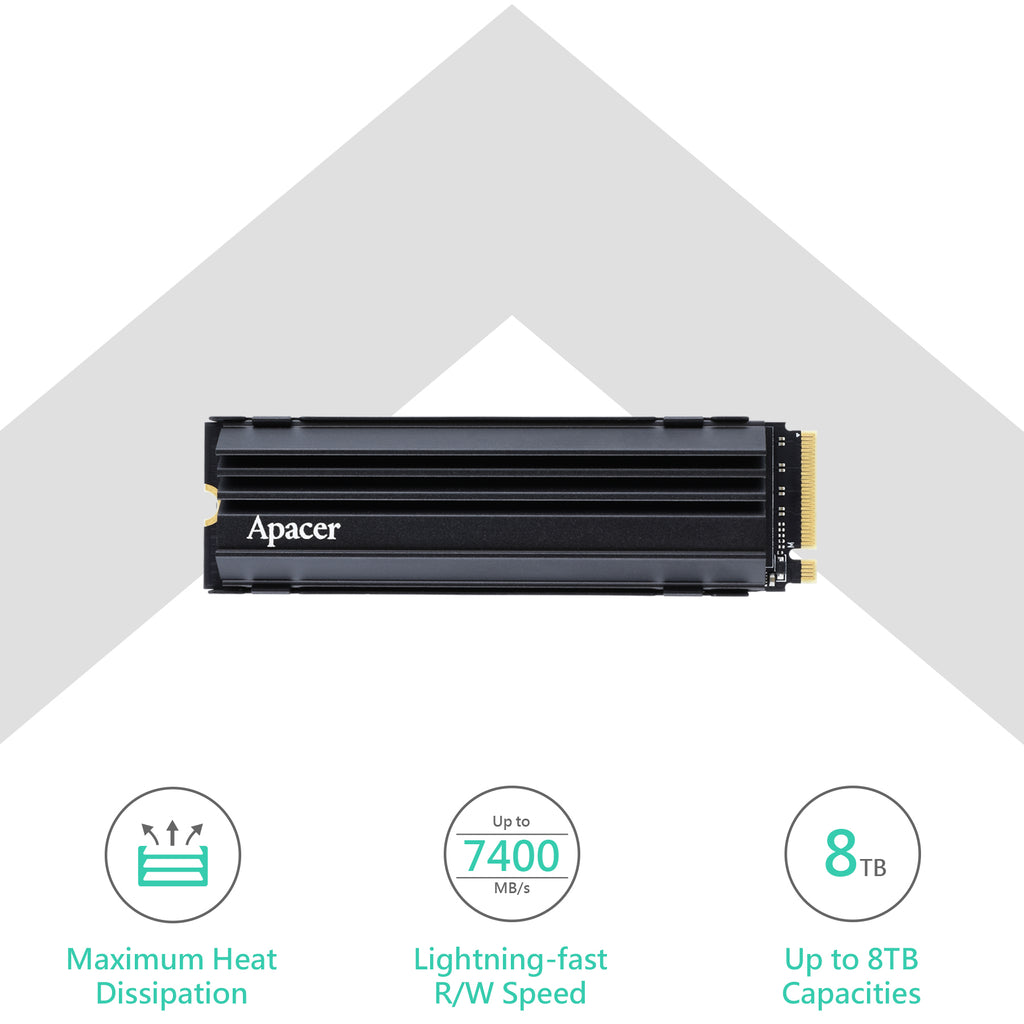 Apacer AS2280Q4U 1TB M.2 PCIe Gen4 x4 NVMe SSD