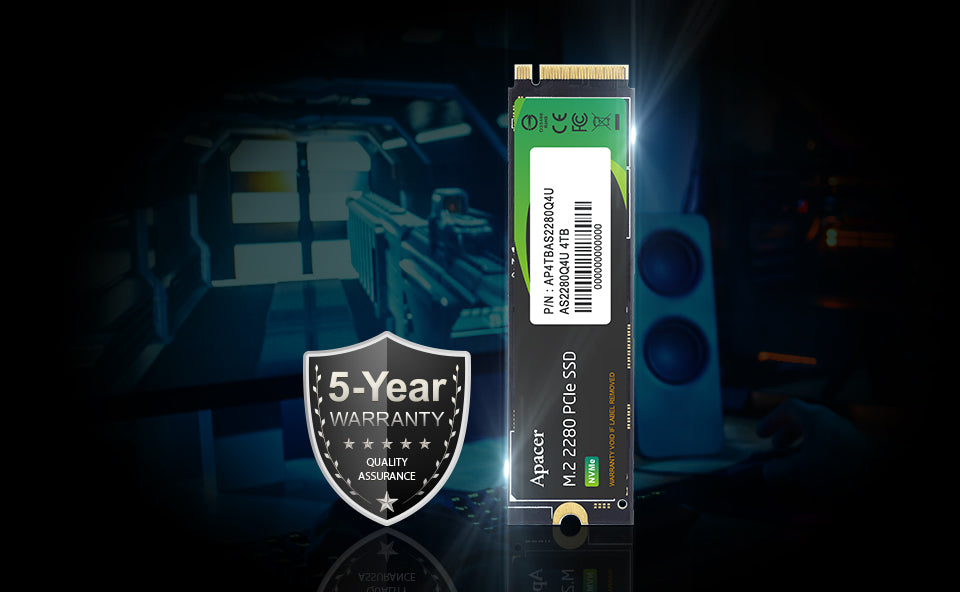 Apacer AS2280Q4U 1TB M.2 PCIe Gen4 x4 NVMe SSD