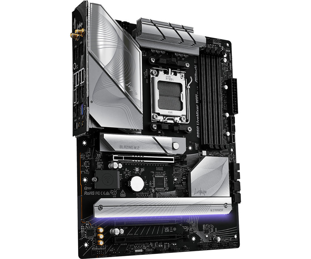 ASRock B850 LiveMixer WiFi AM5 ATX Motherboard - Wi-Fi 7