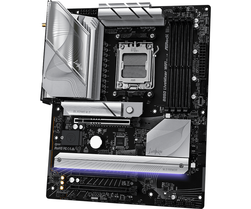ASRock B850 LiveMixer WiFi AM5 ATX Motherboard - Wi-Fi 7