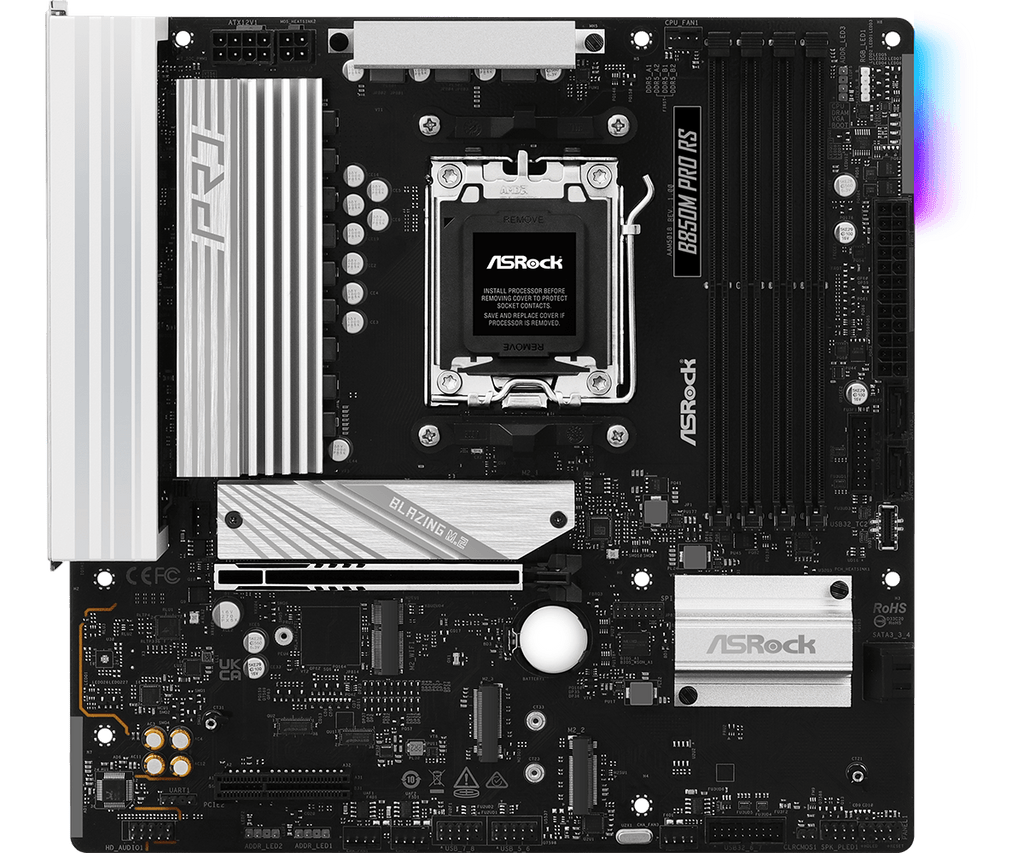 ASRock B850M Pro RS AM5 Micro-ATX Motherboard DDR5 PCIe 5.0