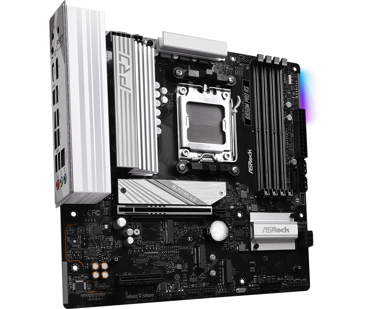 ASRock B850M Pro RS AM5 Micro-ATX Motherboard DDR5 PCIe 5.0