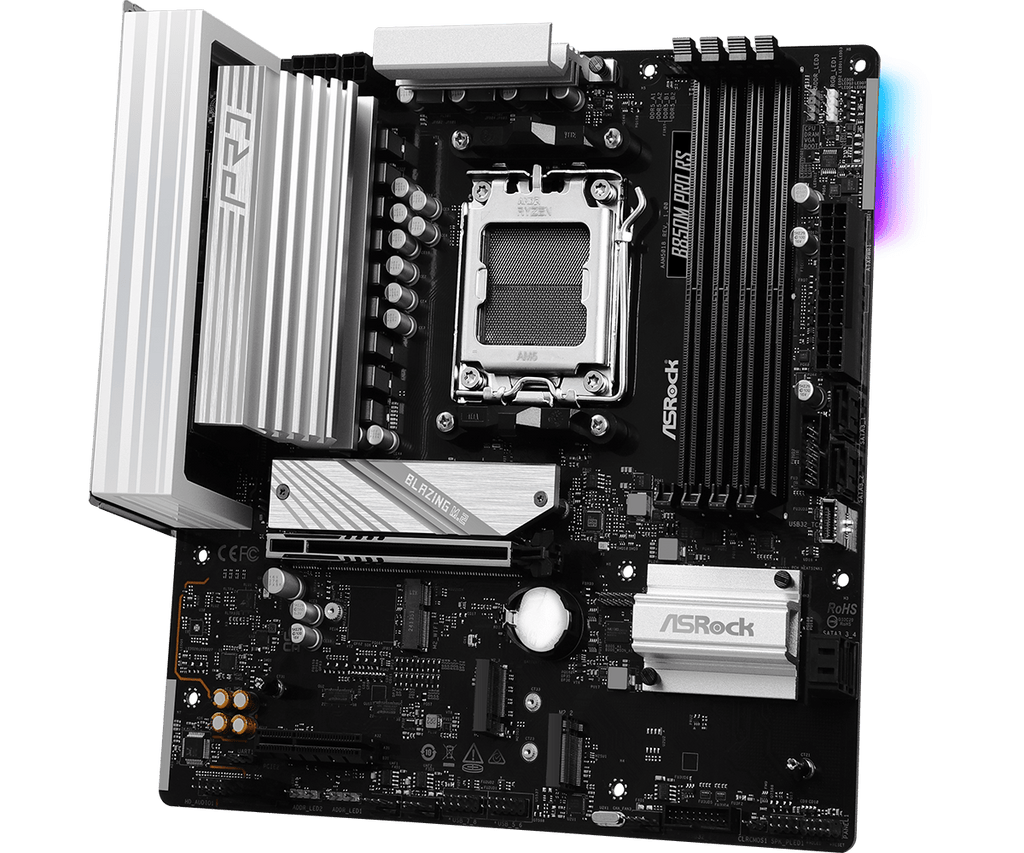 ASRock B850M Pro RS AM5 Micro-ATX Motherboard DDR5 PCIe 5.0