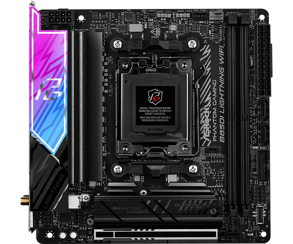 ASRock B850I Lightning WiFi Phantom Gaming AM5 Mini-ITX