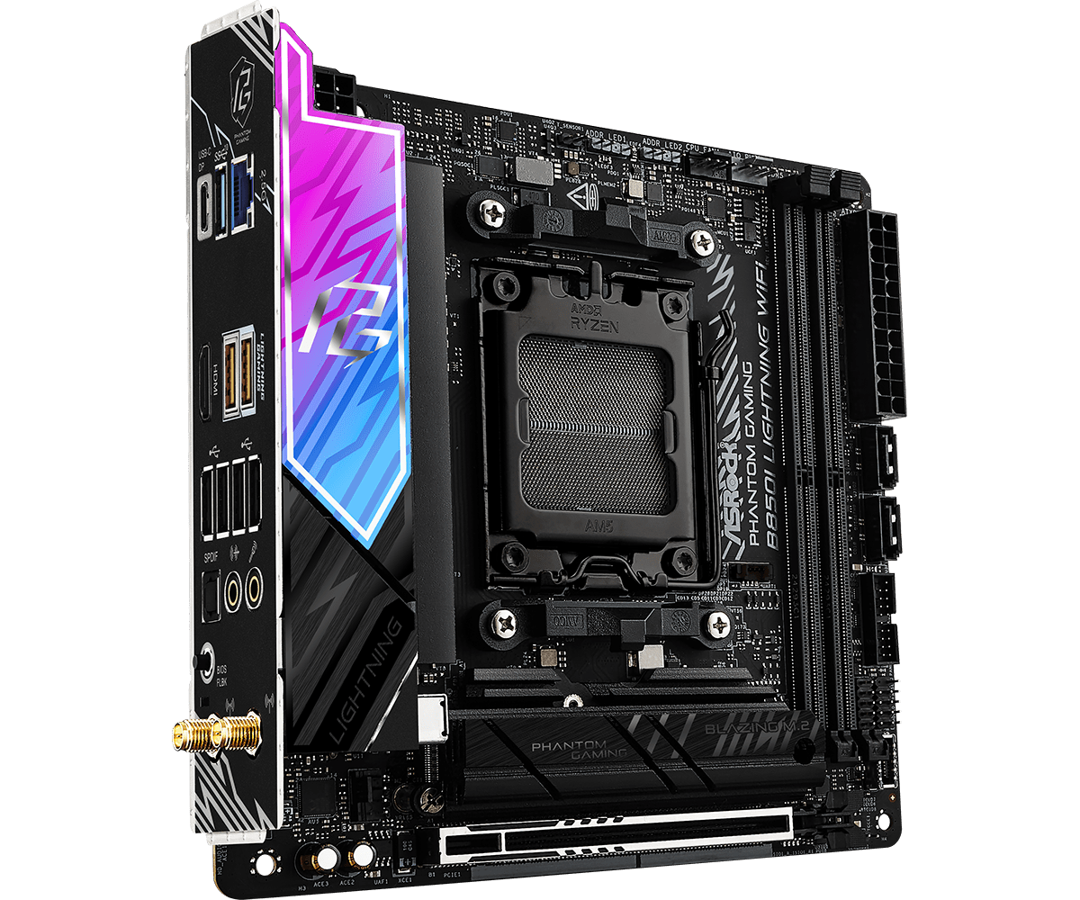 ASRock B850I Lightning WiFi Phantom Gaming AM5 Mini-ITX