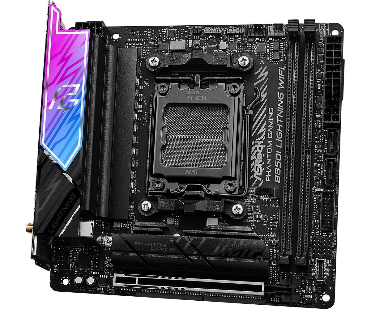ASRock B850I Lightning WiFi Phantom Gaming AM5 Mini-ITX