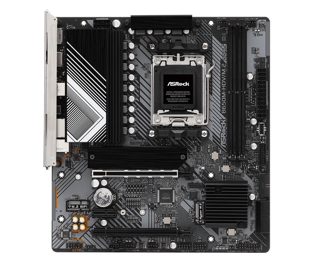 ASRock B650M-HDV/M.2 AMD AM5 Micro-ATX Motherboard
