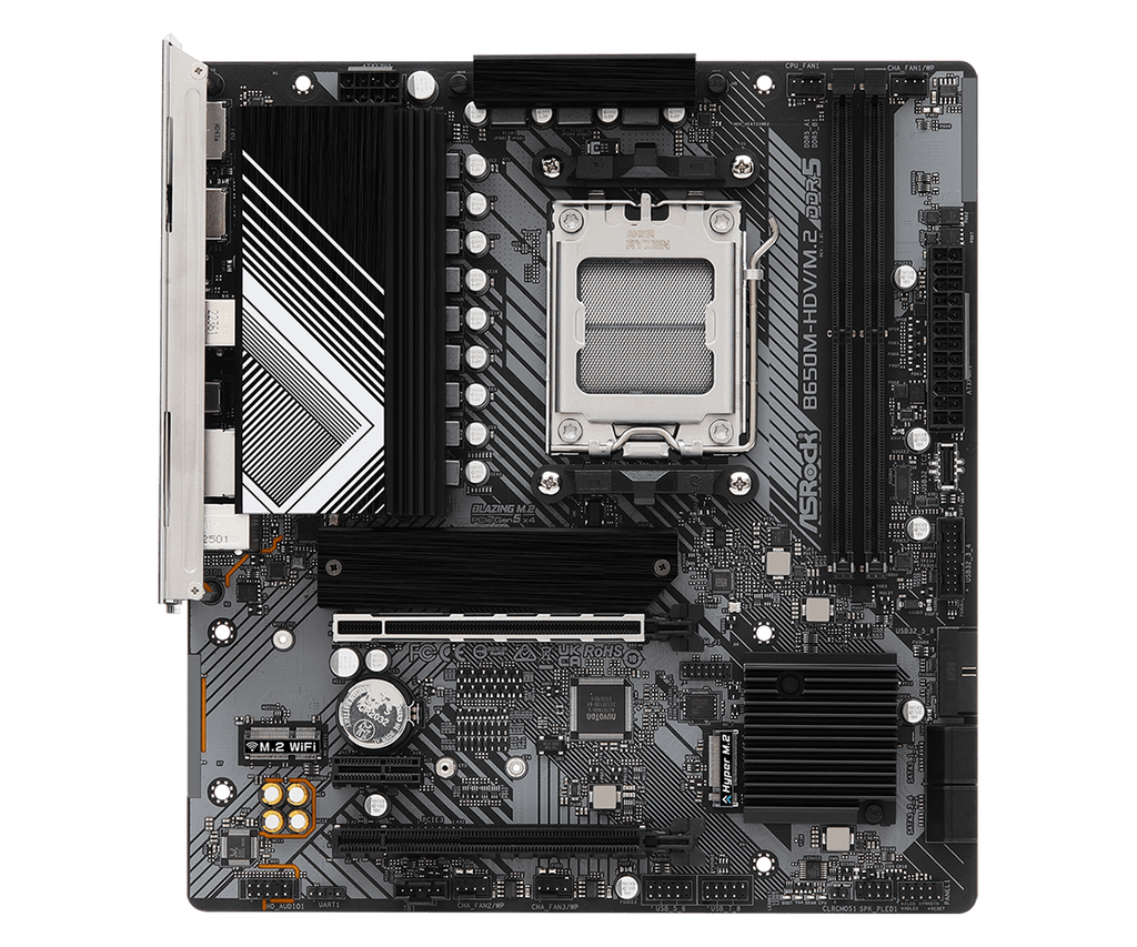 ASRock B650M-HDV/M.2 AMD AM5 Micro-ATX Motherboard