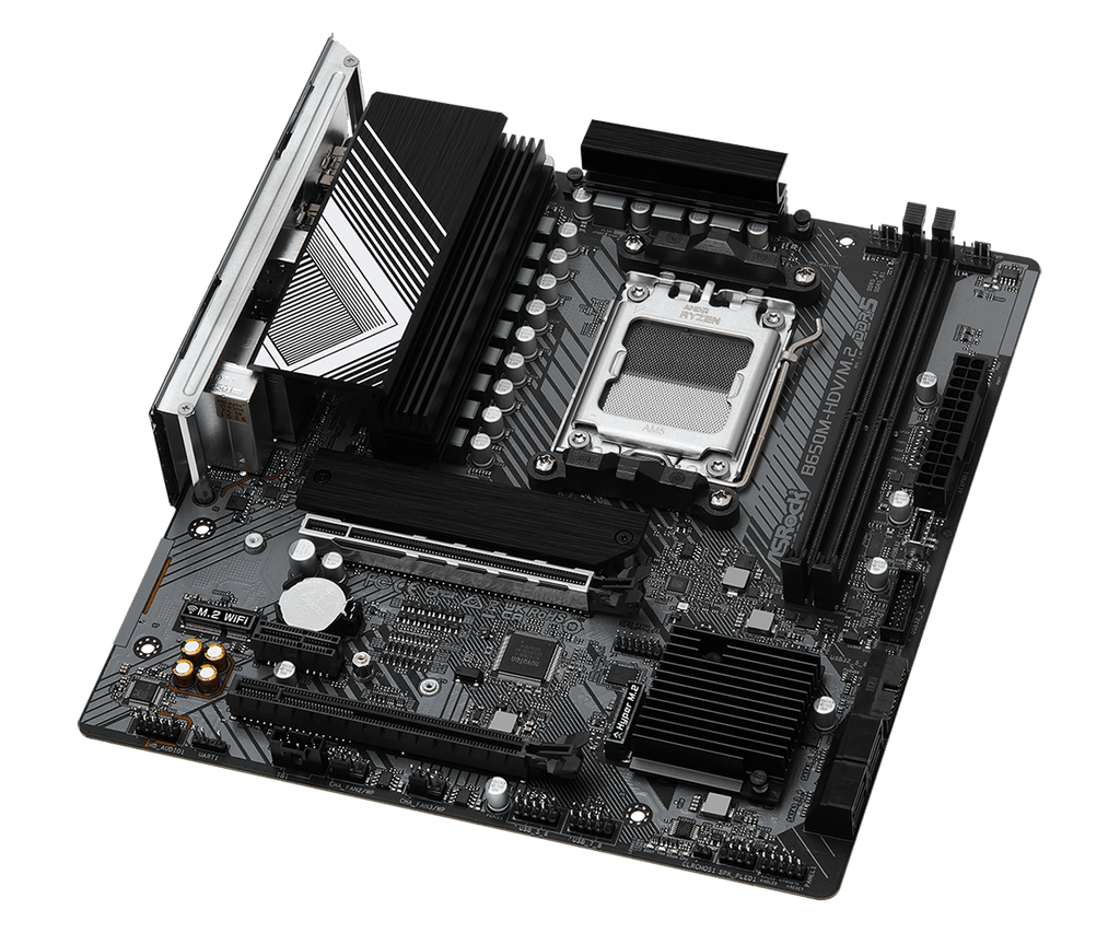 ASRock B650M-HDV/M.2 AMD AM5 Micro-ATX Motherboard