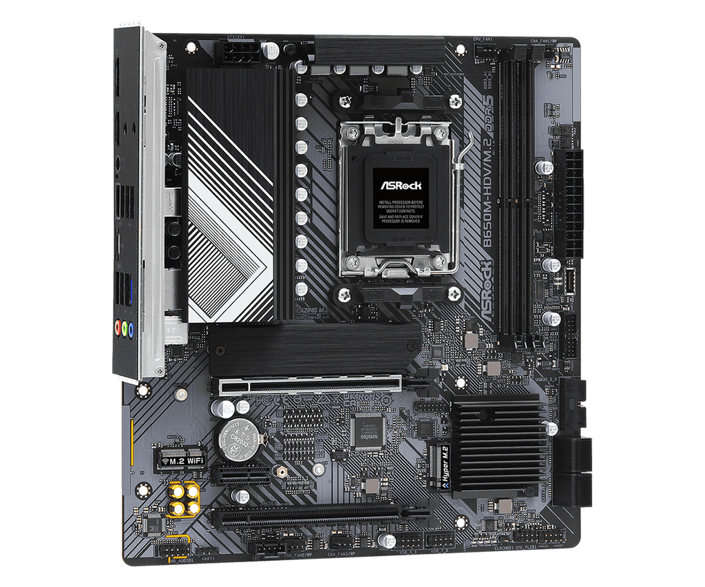 ASRock B650M-HDV/M.2 AMD AM5 Micro-ATX Motherboard