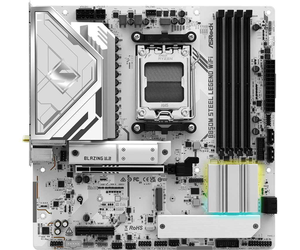 ASRock B850M Steel Legend WiFi AM5 Micro-ATX Motherboard