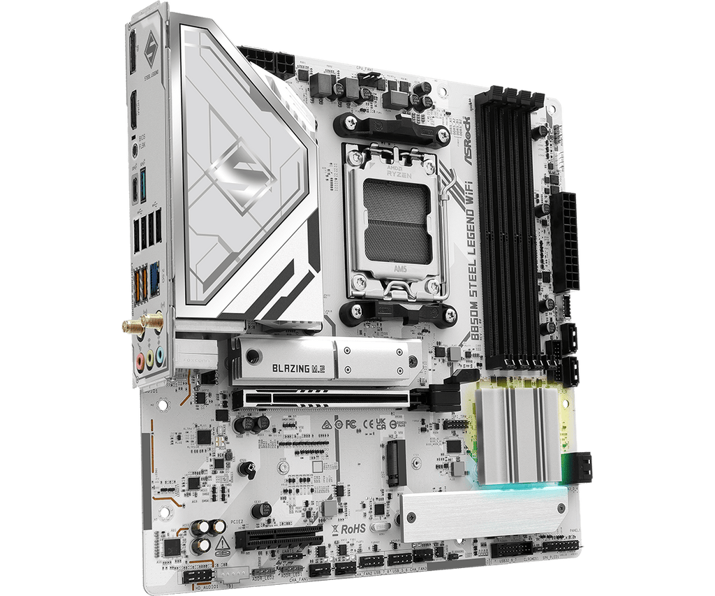 ASRock B850M Steel Legend WiFi AM5 Micro-ATX Motherboard