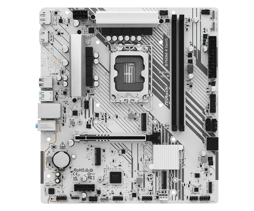 ASRock B760M-X Gen5 Micro-ATX Motherboard LGA1700 DDR5