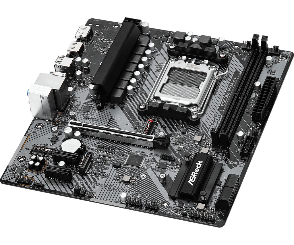 ASRock B650M-H/M.2+ AM5 Micro-ATX Motherboard DDR5