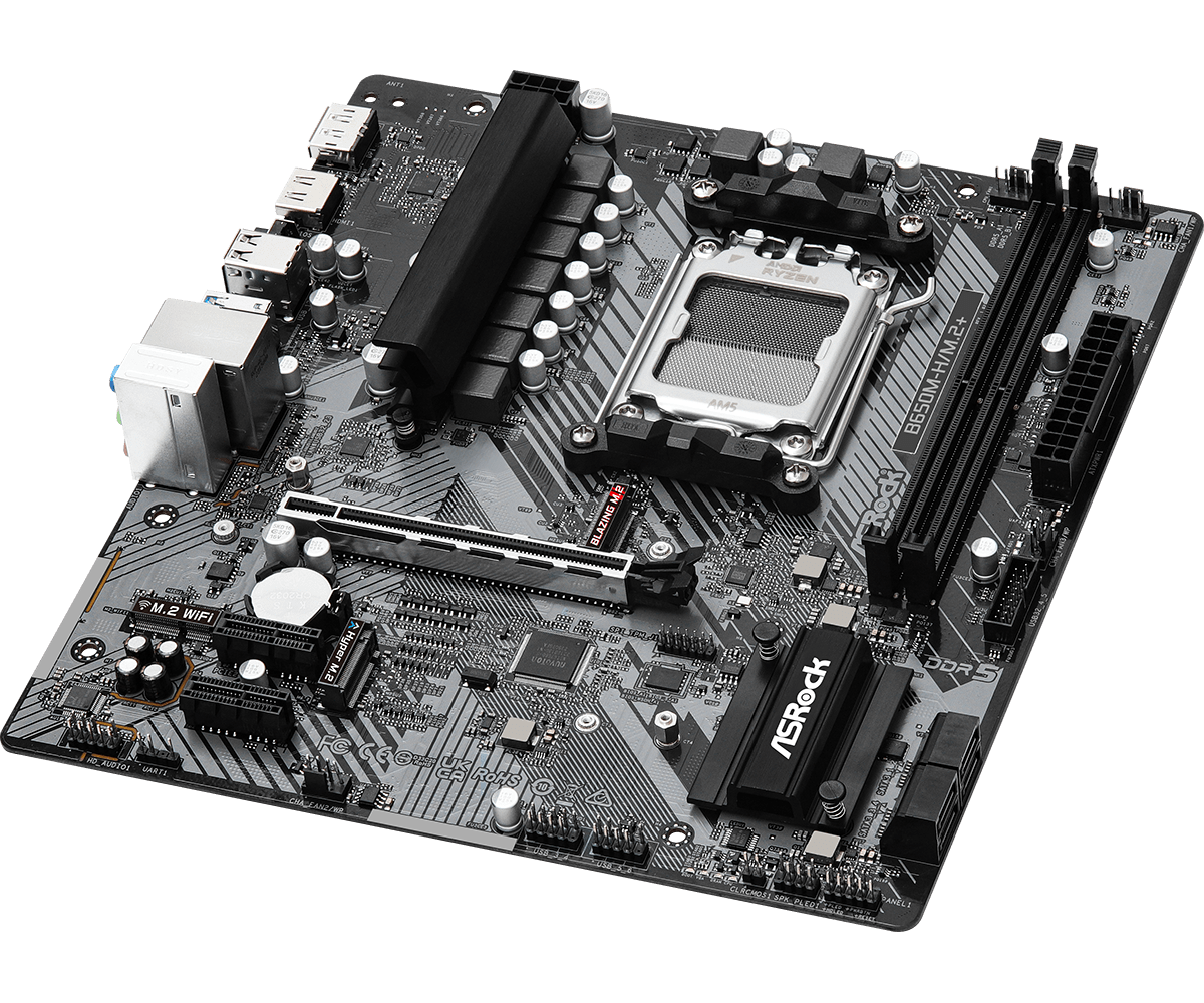 ASRock B650M-H/M.2+ AM5 Micro-ATX Motherboard DDR5
