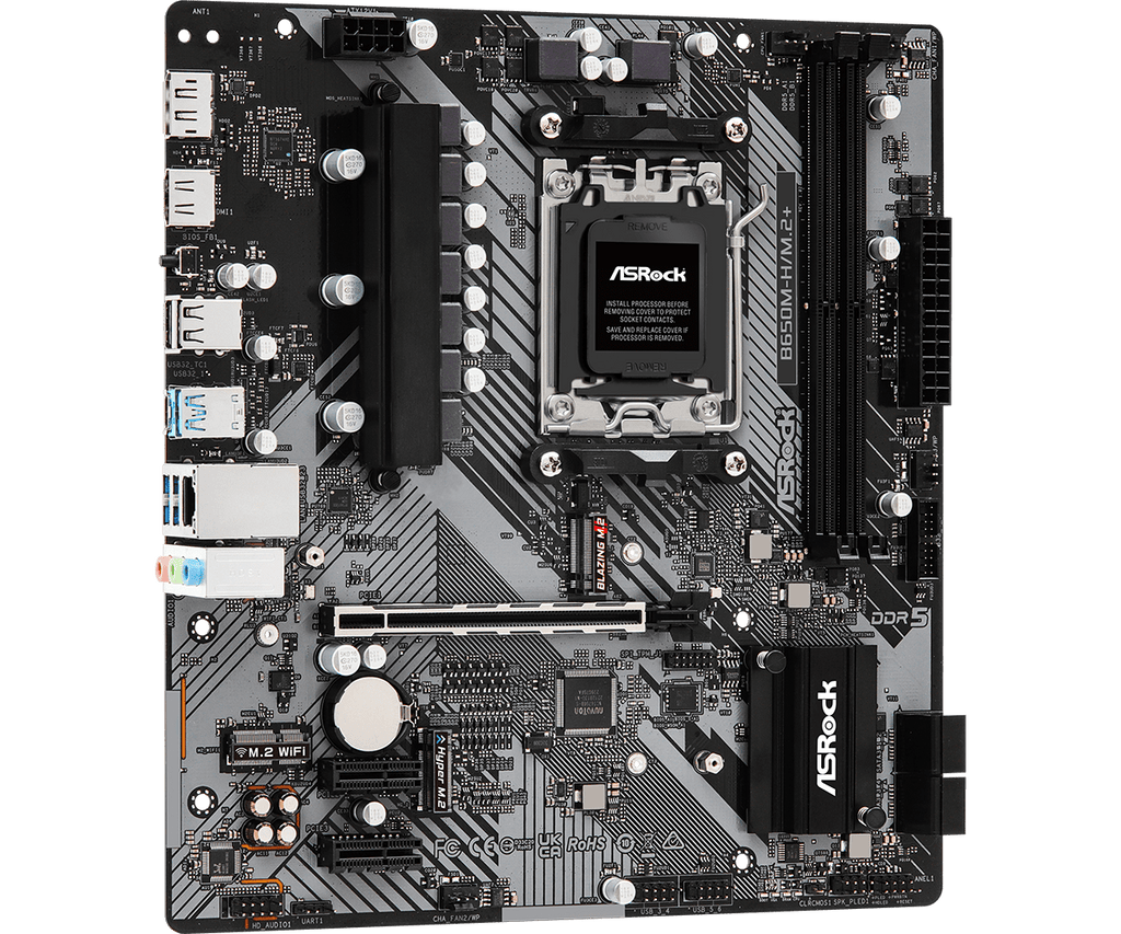 ASRock B650M-H/M.2+ AM5 Micro-ATX Motherboard DDR5