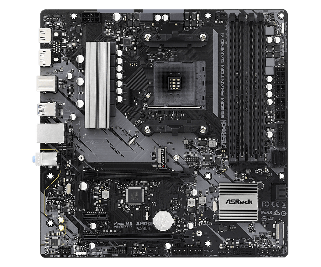 ASRock B550M Phantom Gaming 4 AM4 Micro-ATX Motherboard