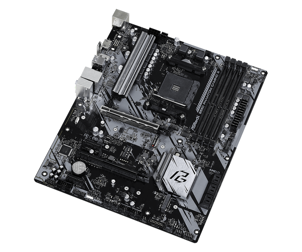 ASRock B550 Phantom Gaming 4 AM4 ATX Motherboard DDR4