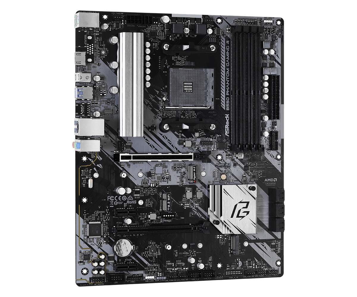 ASRock B550 Phantom Gaming 4 AM4 ATX Motherboard DDR4