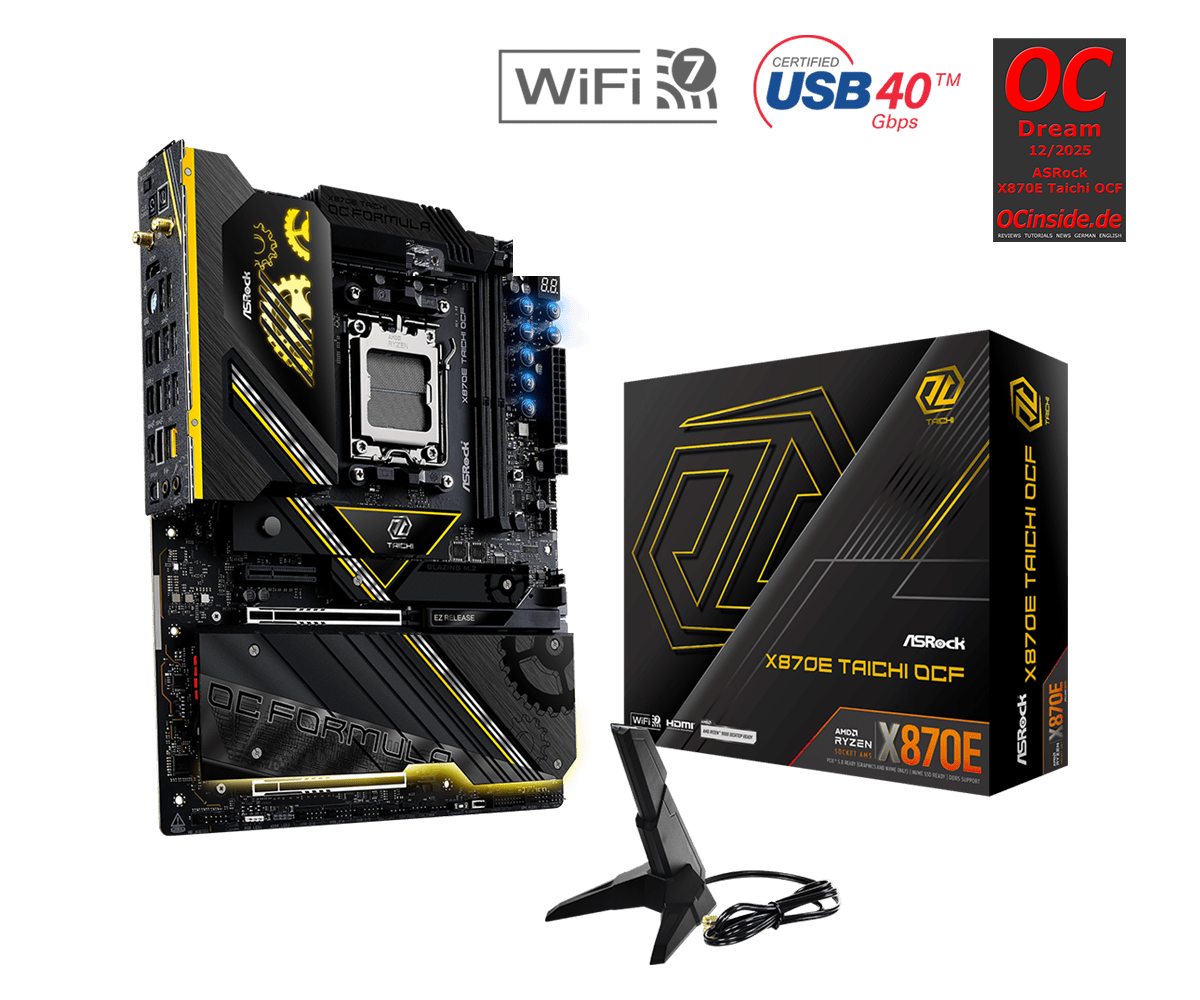 ASRock X870E Taichi OCF AM5 ATX Motherboard