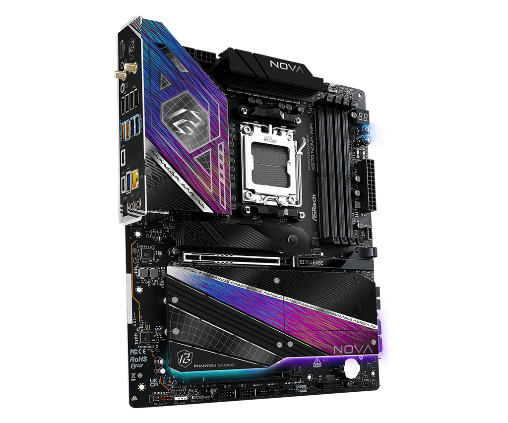 ASRock Phantom Gaming X870 Nova WiFi AM5 ATX Motherboard