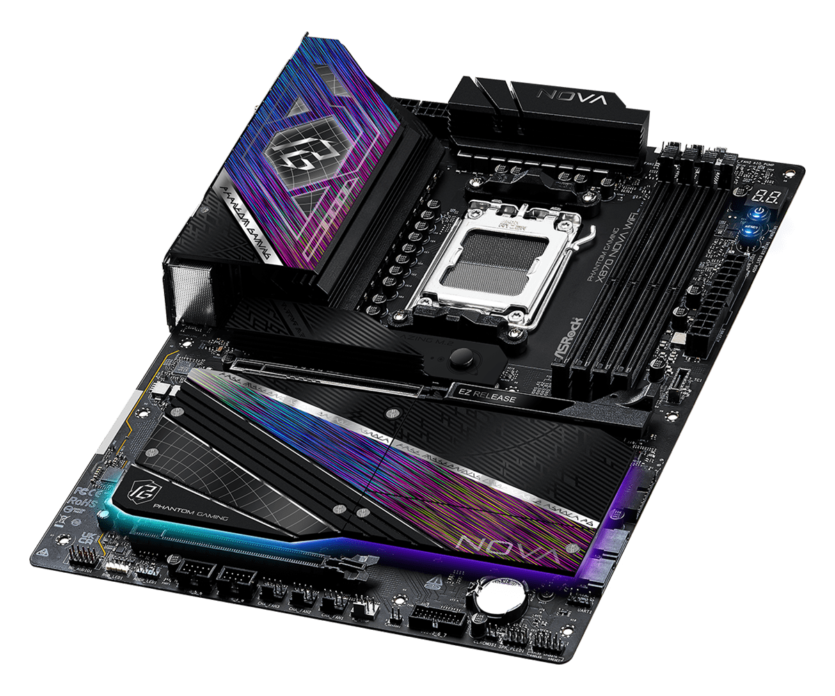 ASRock Phantom Gaming X870 Nova WiFi AM5 ATX Motherboard