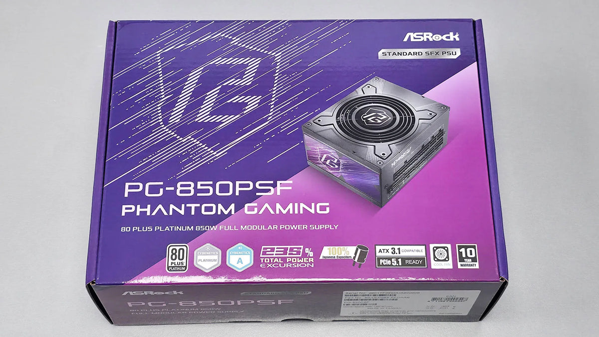 ASRock Phantom Gaming PG-850PSF 850W SFX Platinum PSU