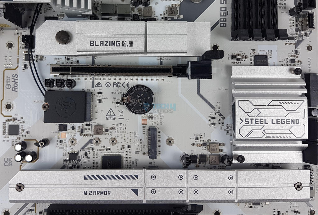 ASRock B860 Steel Legend WiFi - M.2 Ports Main View