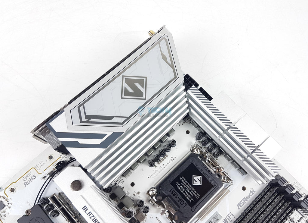 ASRock B860 Steel Legend WiFi - VRM Heatsinks