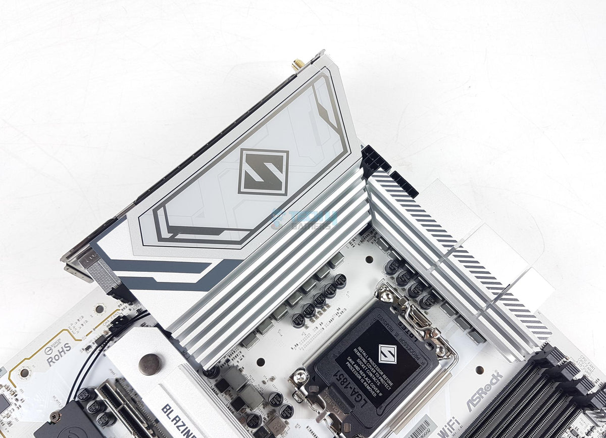 ASRock B860 Steel Legend WiFi - VRM Heatsinks