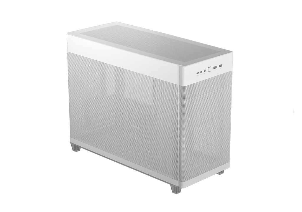 ASUS Prime AP201 with bottom dust filter drawn