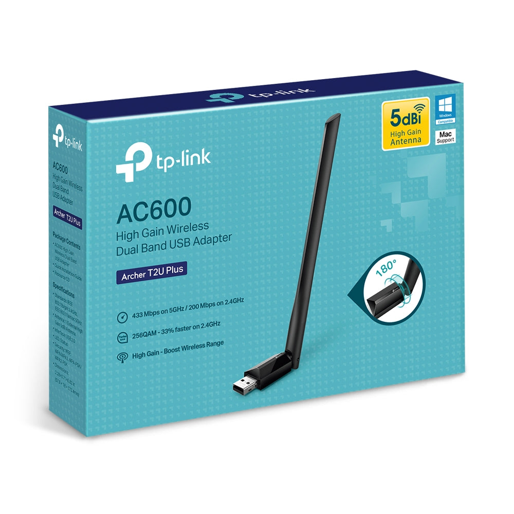 AC600 High Gain Wireless Dual Band USB Adapter 7