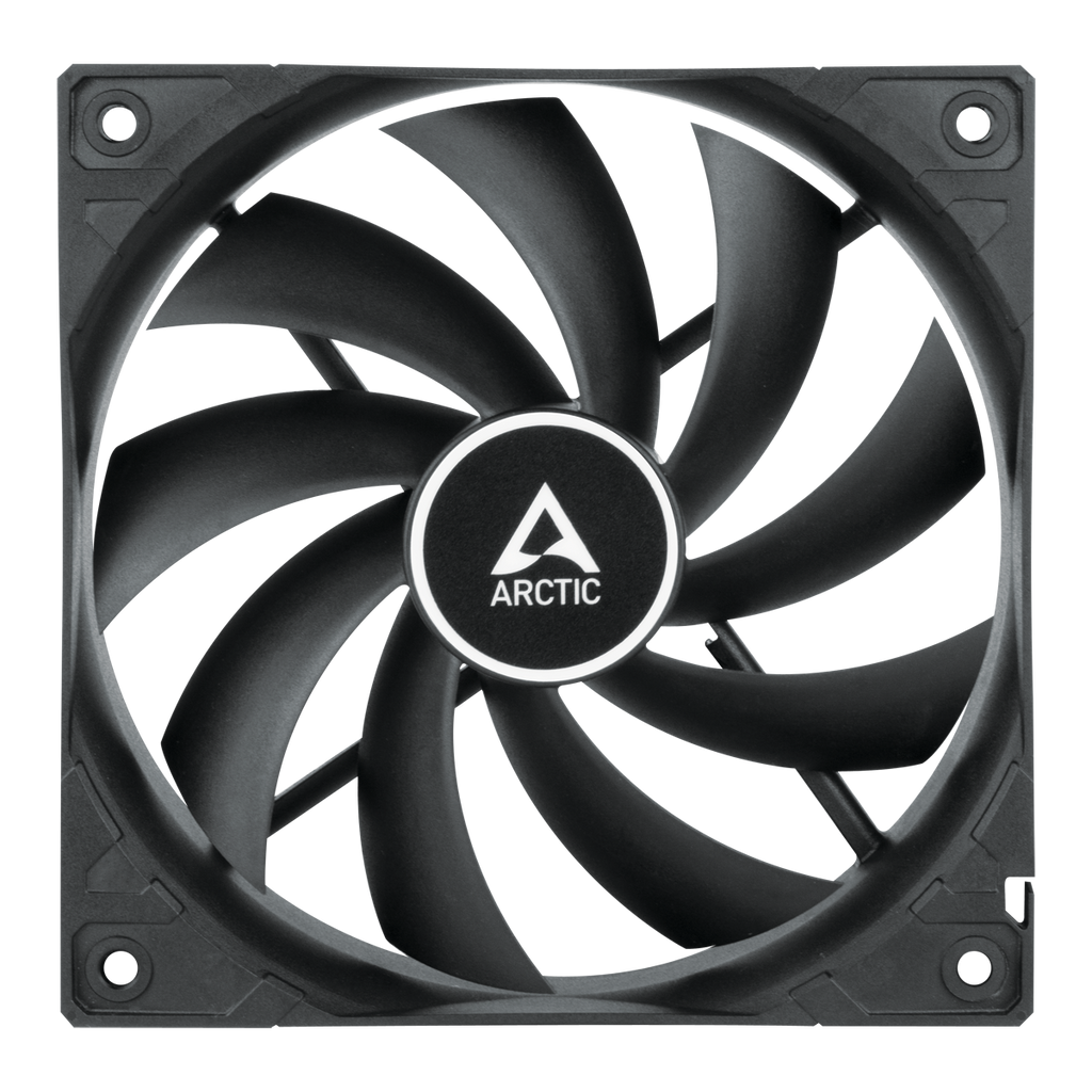 Arctic F12 Low Noise 12cm Case Fan with 9 Blades & Fluid Dynamic 1350 RPM Value Pack - Tech Syndicate