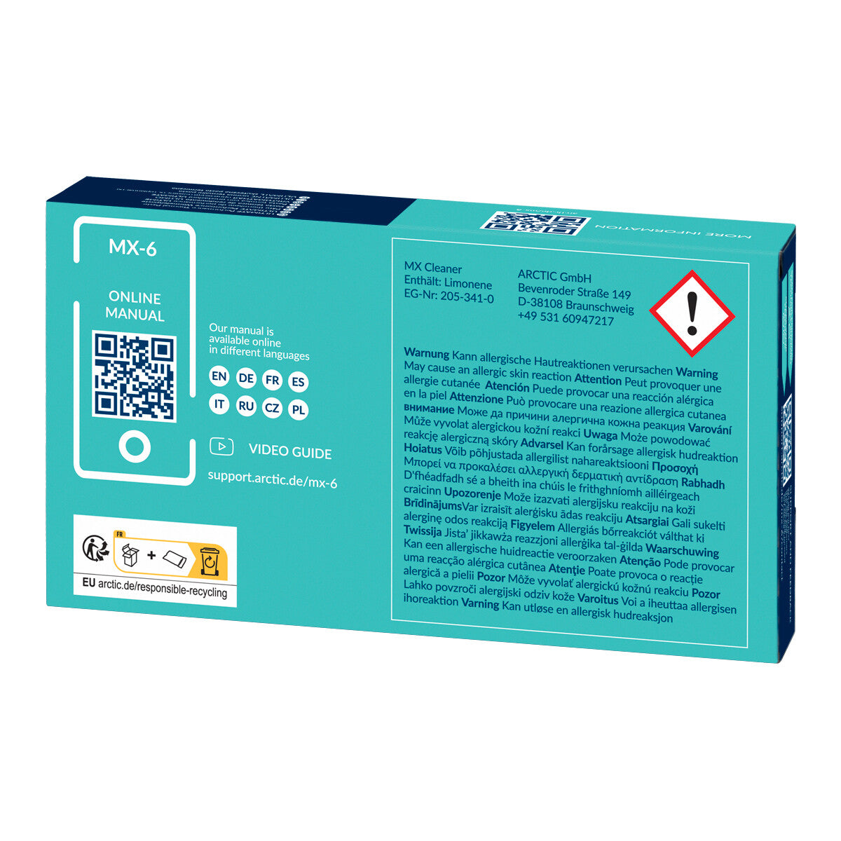 Arctic MX-6 High Performance Thermal Compound with Syringe 2g~8g - Tech Syndicate