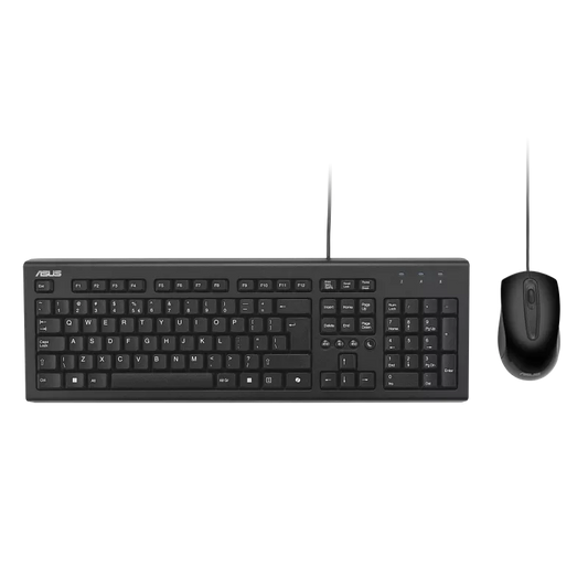 Asus U2000 USB Wired Keyboard and 1000 DPI Mouse Set - Tech Syndicate 
