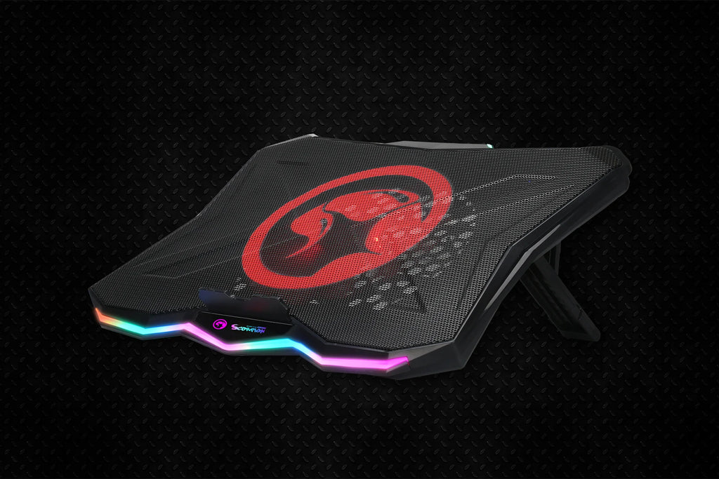 Marvo FN-40 Atlas 40 RGB Laptop Cooling Stand - Black