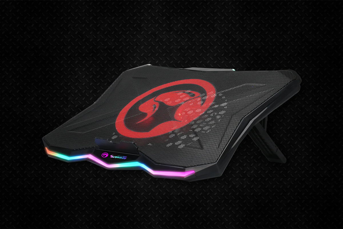 Marvo FN-40 Atlas 40 RGB Laptop Cooling Stand - Black