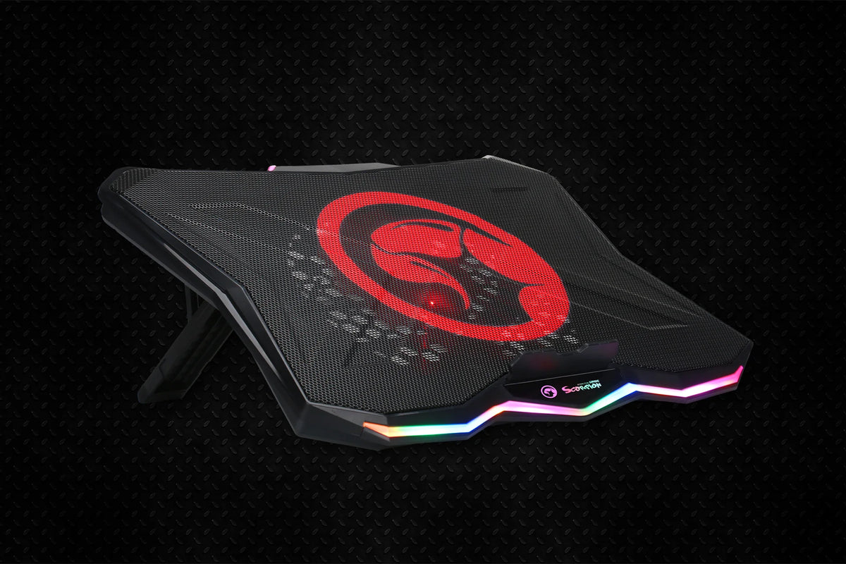 Marvo FN-40 Atlas 40 RGB Laptop Cooling Stand - Black