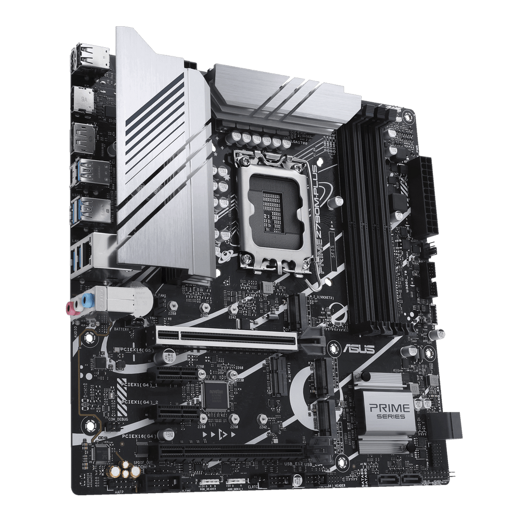 The PRIME Z790M-PLUS motherboard features Aura Sync. 