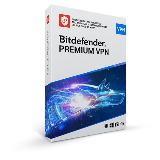 Bitdefender Premium VPN - 10 Devices 1 Year - Windows, Mac, Android & iOS - Tech Syndicate