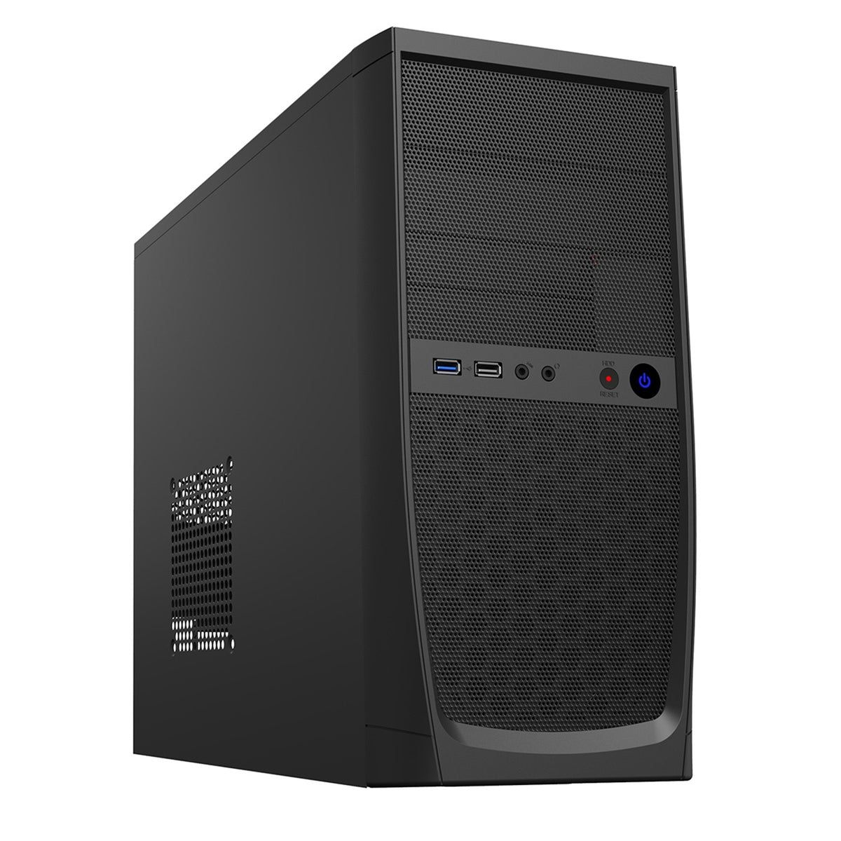 CiT Elite Micro Tower Black PC Case with 500W PSU