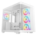 DeepCool CG530U 4F WH White Mid-Tower ATX Case, ARGB