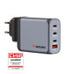 Verbatim GNC-100 100W 4-Port GaN Wall Charger USB-C PD